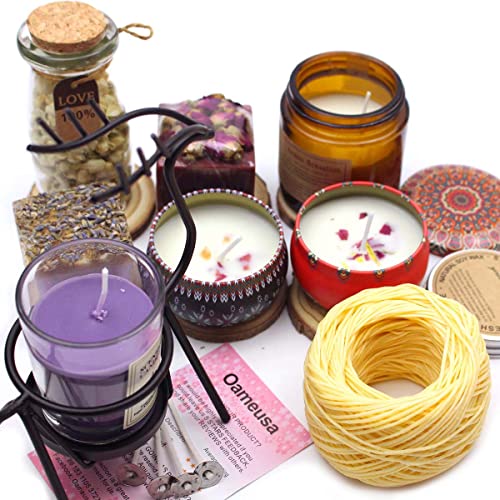 Organic Dried Flowers-Candle&Soap Making,Caffeine-Free Tea, Gluten-Free,Non-Gmo Perfect For Tea,Baking,Lemonade,Diy Beauty, Sachets&Fresh Fragrance,Lavender,Roseleaf,Red Rose,Jasmine(9Pack*0.35Oz) #TOP4