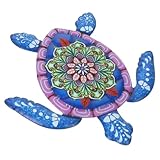BESPORTBLE Eisen Schildkröten Wanddeko Metall Garten Hängend Robust Wetterfest Für Bad Schlafzimmer Outdoor Deko Teichfiguren Wandornament