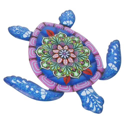 BESPORTBLE Eisen Schildkröten Wanddeko Metall Garten Hängend Robust Wetterfest Für Bad Schlafzimmer Outdoor Deko Teichfiguren Wandornament