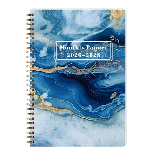 2026-2028 Monthly Planner - 3 Year Monthly Calendar/Planner 2026-2028, 5.9" x 8.5", 36 Month Calendar Planner, Planners with Twin-Wire Binding, Lined Notes Pages