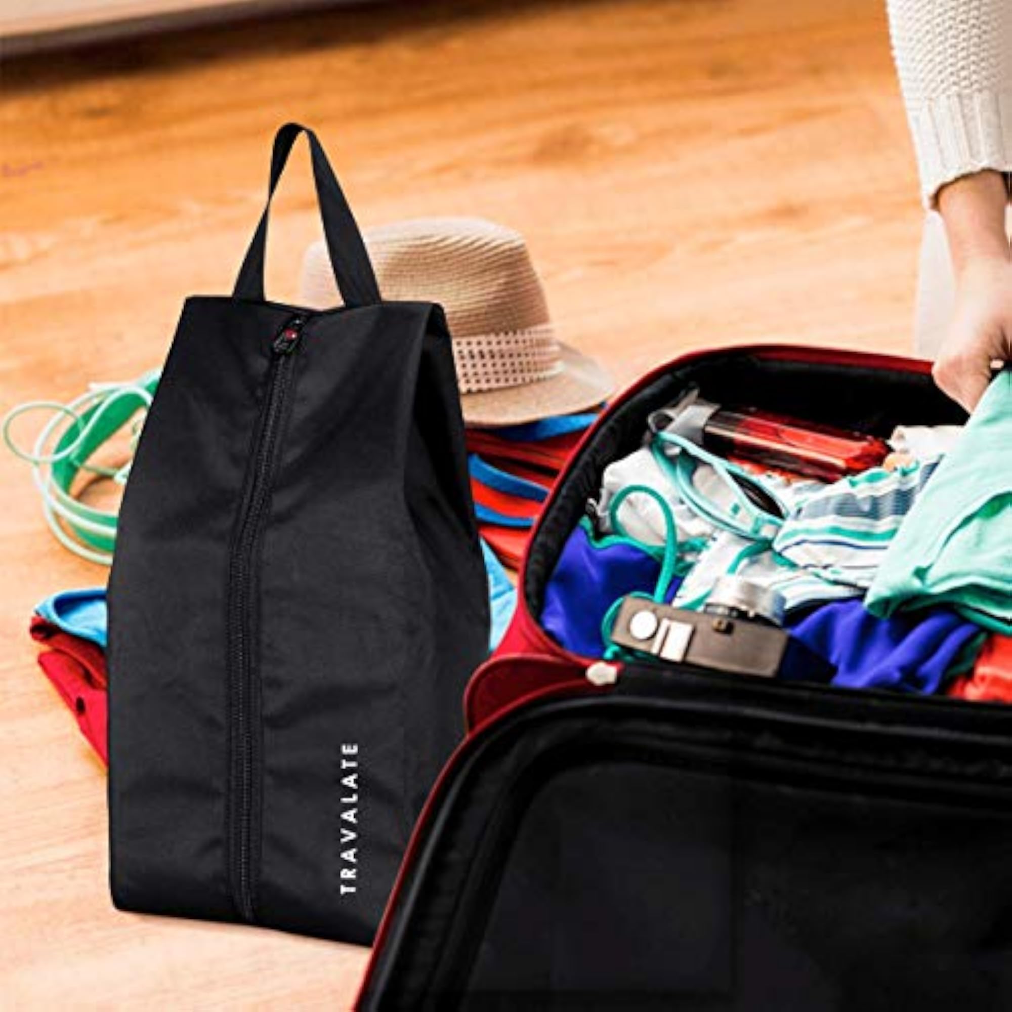Travel Shoe Bag Organizer, Waterproof Portable Design