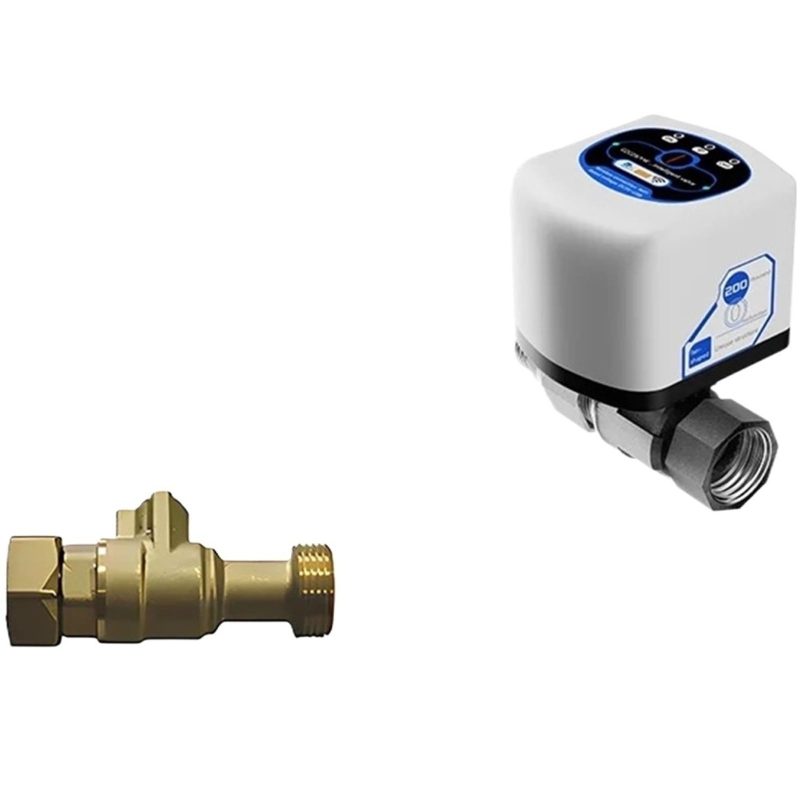 Vanne intelligente Wi-Fi DN25 anti fuite d'eau contrôlable à distance via eWelink