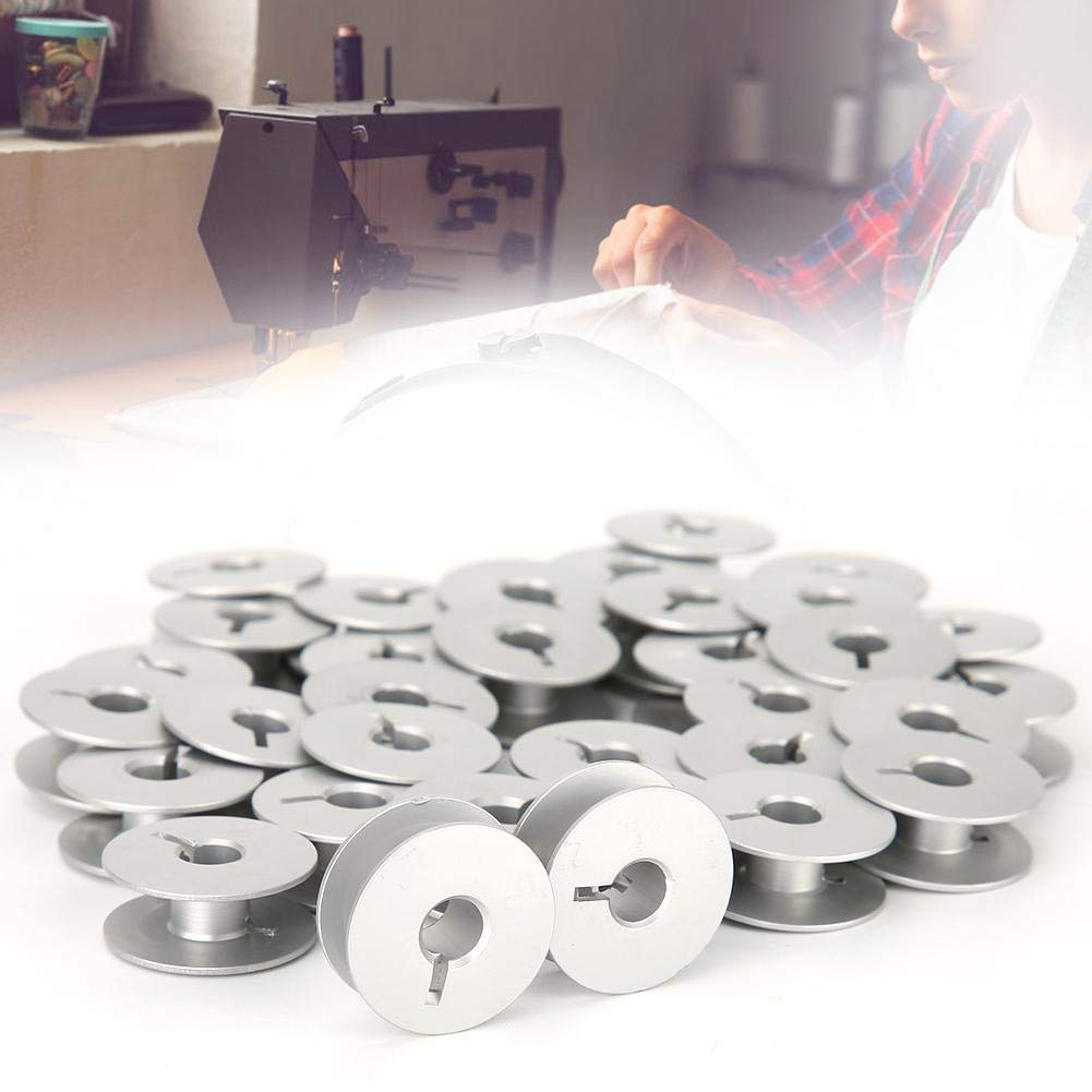 12-teiliges Spulen-Set Für Nähmaschinen – 2 Edelstahl-Spulenkapseln + 10 Metallspulen, Kompatibel Mit Brother, Singer, Janome U.a.