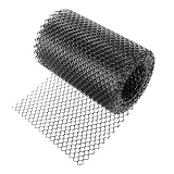 com-four® Oslona Rynny 12 m z 16 Klipsami Mocujacymi, Docinana