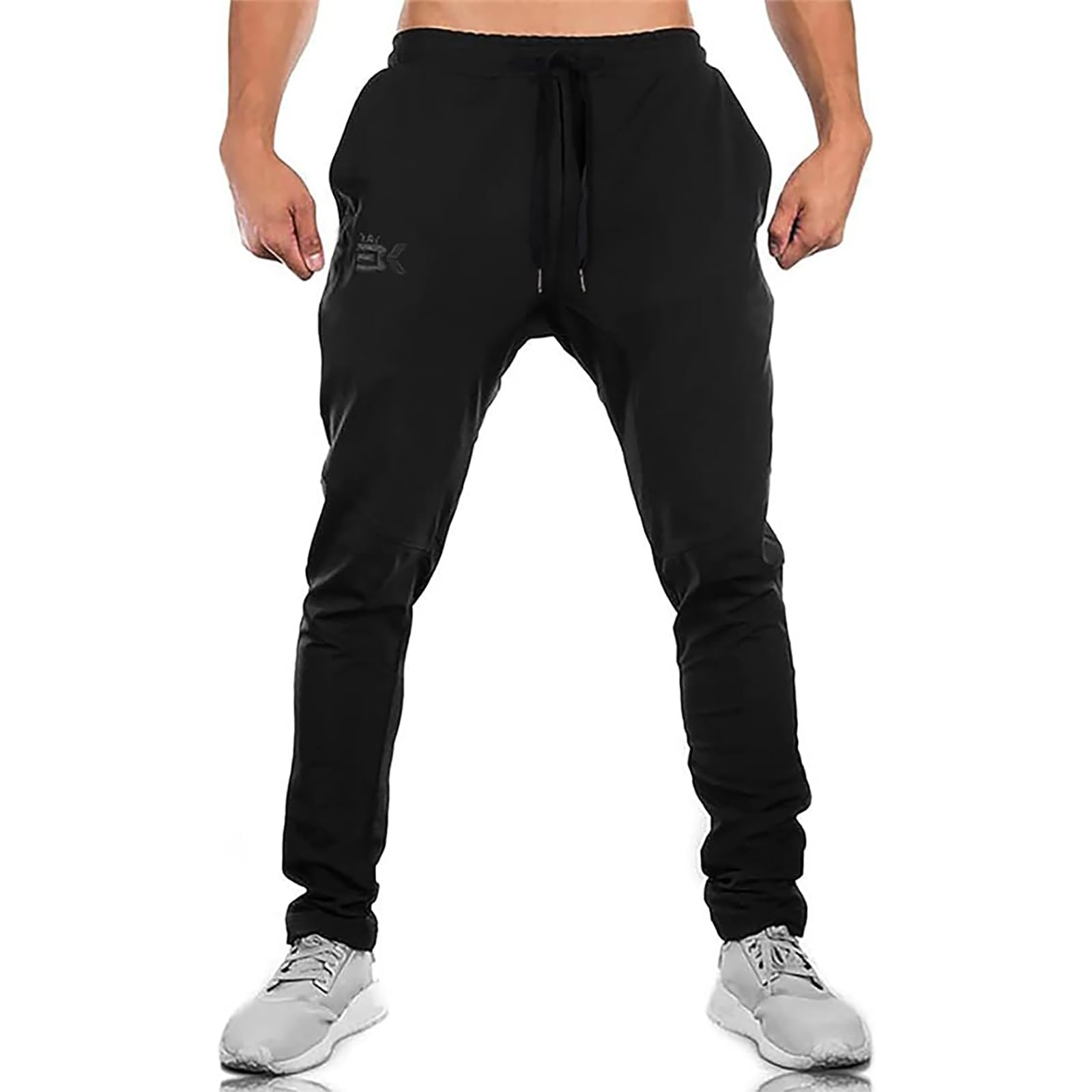 ZENWILL Pantalon Chandal Hombre Algodón Deporte Gym Jogger