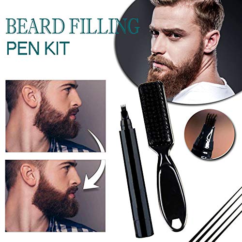 Matita per Barba da Uomo, Copertura Impermeabile a...