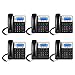 Grandstream GXP1620, 2 SIP acct., SMB IP Phone 3-way, Multi-language Bundle of 6