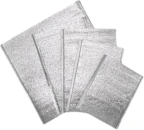 CokBlu アルミ製 保冷袋 保冷バッグ クーラーバッグ 100 個セット 用 液漏れ防止 業務用 簡易 保温 冷蔵 冷凍 使い捨て 大容量 お弁当用 釣り 多用途