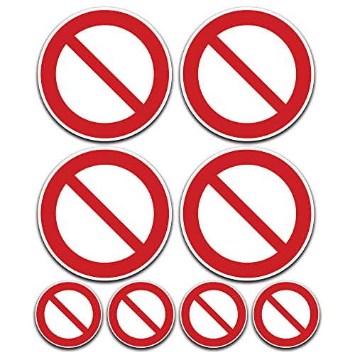 Adesivo di alta qualità: segnale di divieto