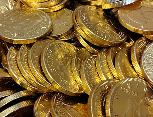 Milk Chocolate Coins - 50 count Individually Wrapped in...