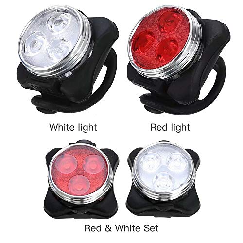 Sunbaca Cauda vermelha luz lâmpada de bicicleta 3L-ED USB clipe lâmpada ao ar livre acessórios de se