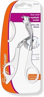 Sally Hansen Sexy Curls Deluxe Metal Eyelash Curler with Refill - Pinch-Proof, Eye-Opening Curl, 4.4/5 Stars