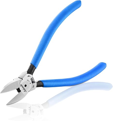 Cortadores de alambre, cortadores de 6 pulgadas para fabricación de joyas, cortadores laterales ultraafilados, cortadores diagonales CR-V para