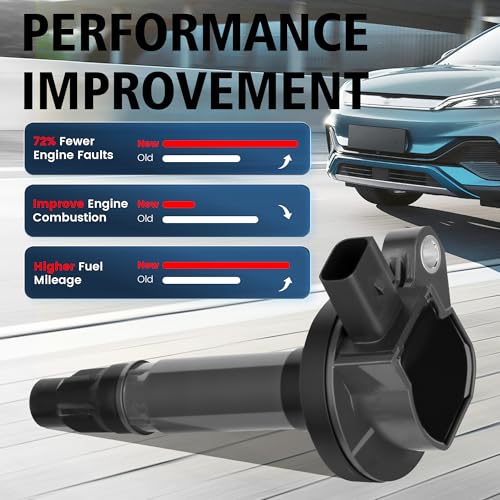 Image of UF553 Ignition Coil Pack & Iridium Spark Plugs for Ford F150 Edge Explorer