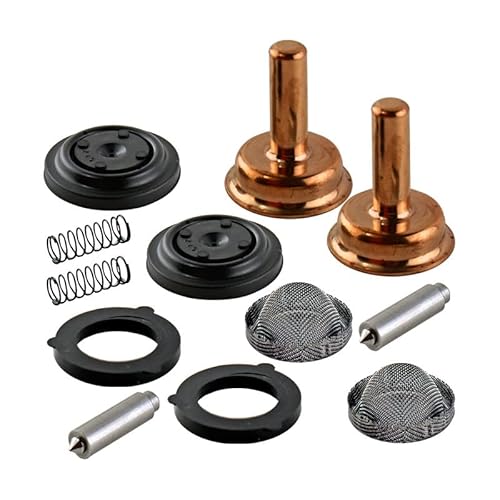 W7438K2 Washing Machine Water Valve Rebuild Kit (Double Set) - with Plungers, Diaphragms, Screens & Springs | Fits Compatible Water Valves