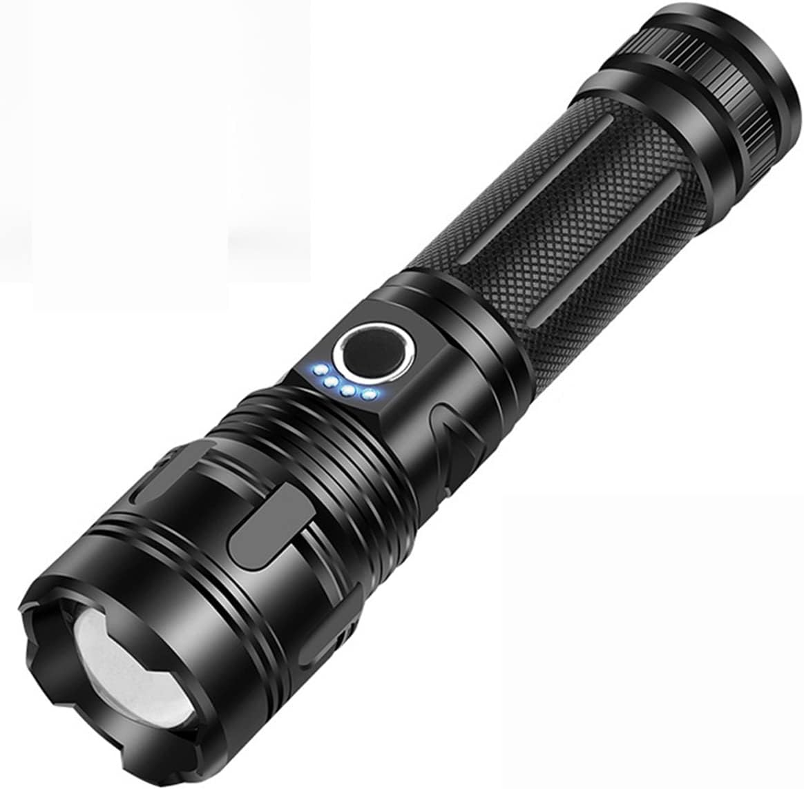 Super Bright Aluminum LED Flashlight, 2000 Lumens 5 Modes Lighting