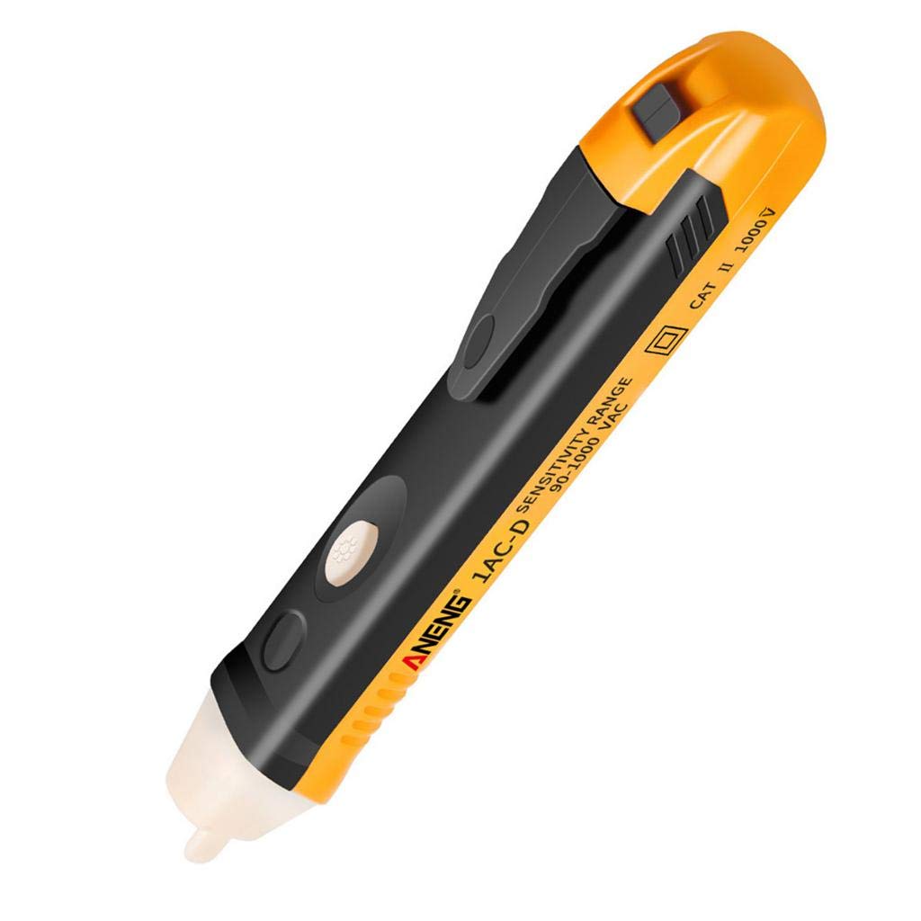 UJEAVETTE Voltage Test Pen Voltage Circuit Tester Tool Live/Null Wire Judgment yellow-image-15