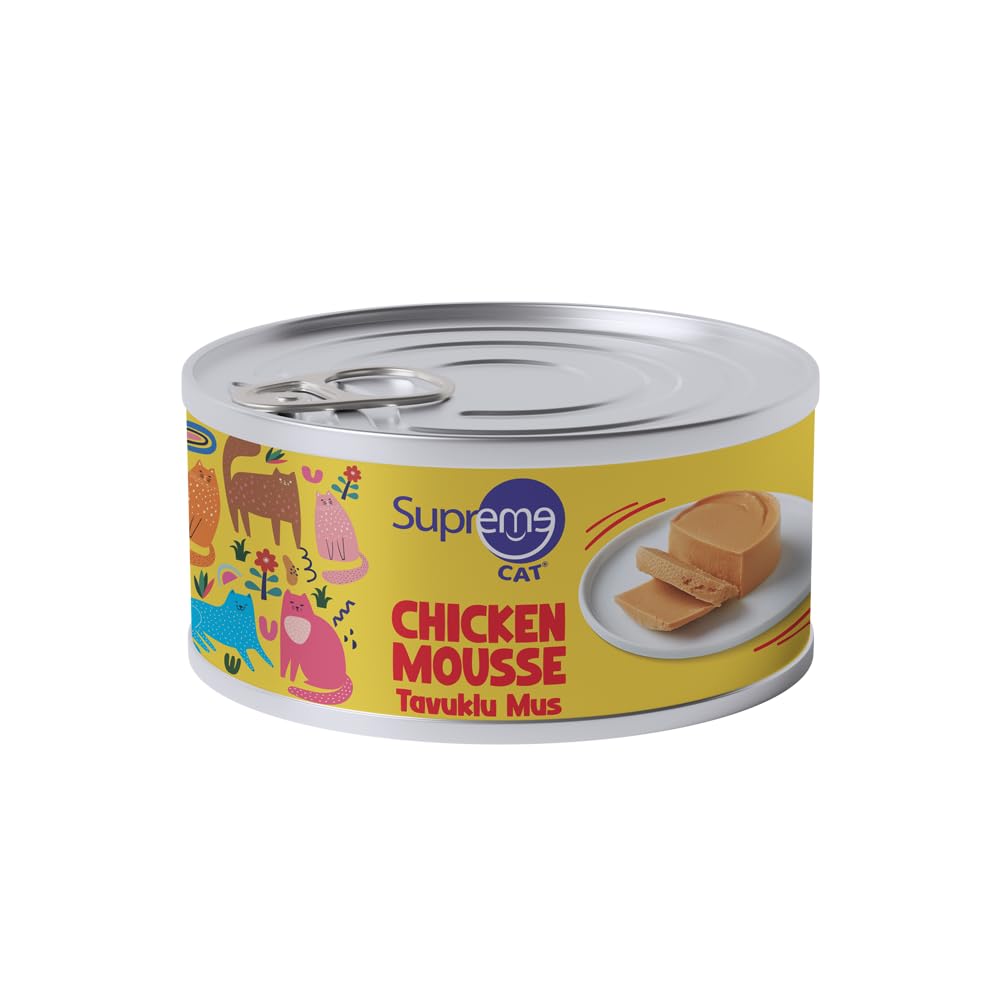 Tavuklu Konserve Kedi Maması, Yumuşak Dokulu Yaş Kedi Maması 85 gr