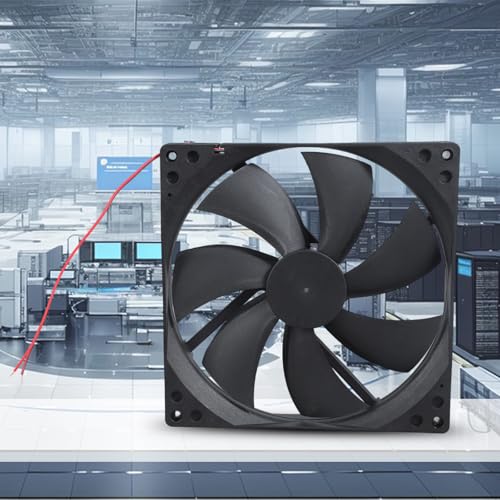 Ventilador sin escobillas 180mm silencioso de 12V para cajas de servidor 6