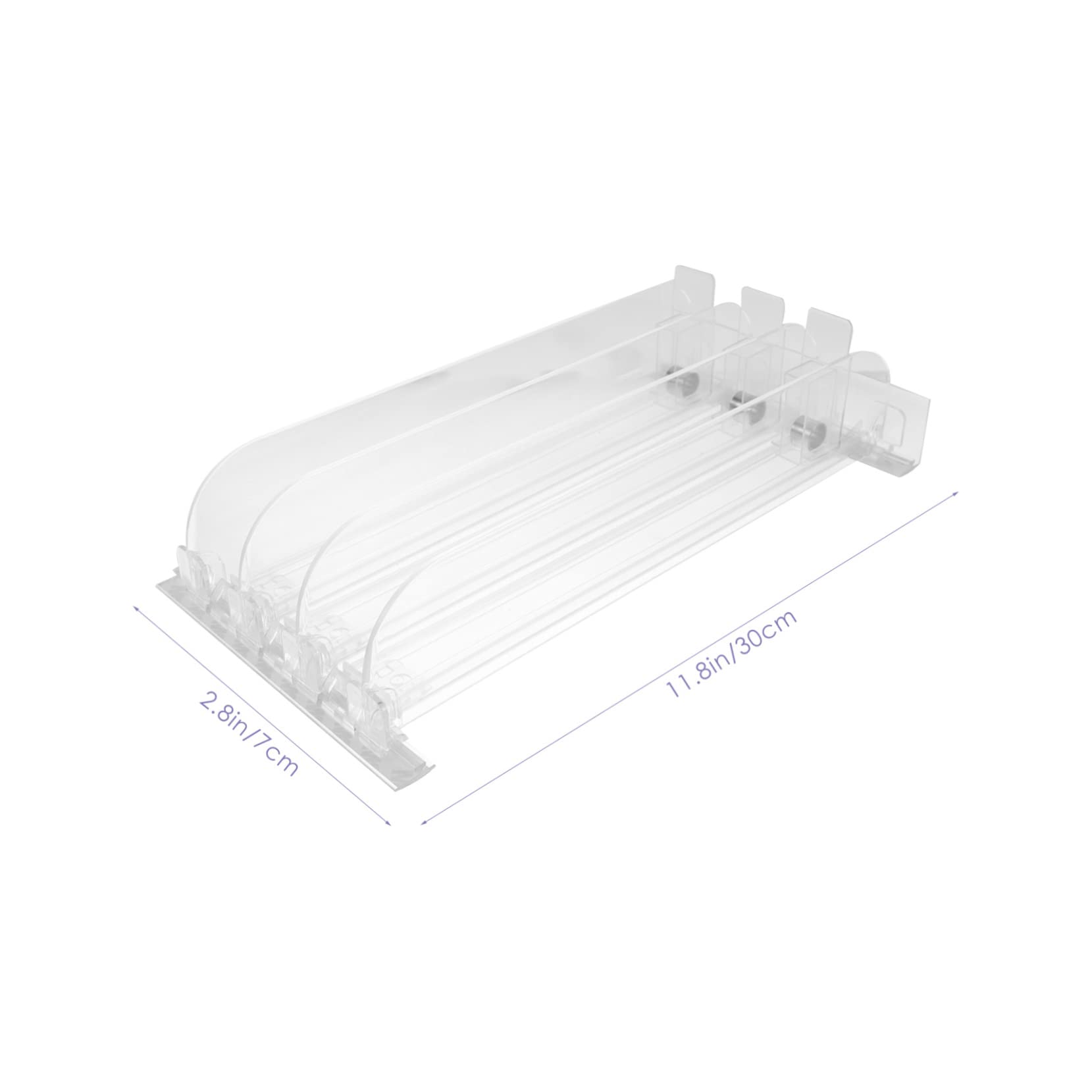 beehomay 2 Pack Acrylic Display Risers, 4 Tier Perfume Organizer Stand?Clear Cupcake Stand Holder?Display Risers for Figures,Cake Shelves Retail