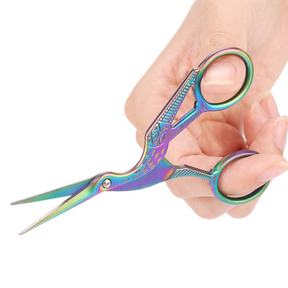 Ciseaux De Broderie Akozon Ciseaux,Ciseaux à Coudre Pour Petite Grue,Acier Inoxydable, Style Vintage,pour Broderie,Aiguille,Couture, Bricolages Et Utilisation Quotidienne(2.3 * 3.9 Pouce Epingles A Nourrice