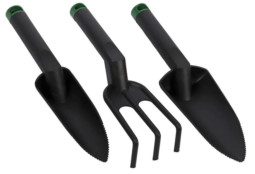 Set Attrezzi Giardino in Plastica Riciclata, per Giardinaggio, 3 Pezzi