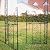 1. GO Steel Garden Arch with Gate, 7'5'' High x 4'2'' Wide, Garden Arbor for Various Climbing Plant, Outdoor Garden Lawn Backyard