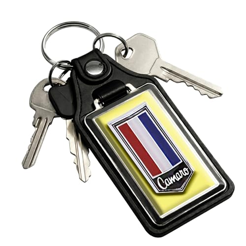 Image of Brotherhood Car Key Chain for Camaro - Classic Models Keychain for Men and Women Gift Key Ring - -