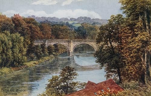 Impression sur toile Prebends Bridge Durham, affiches et gravures pour peinture moderne