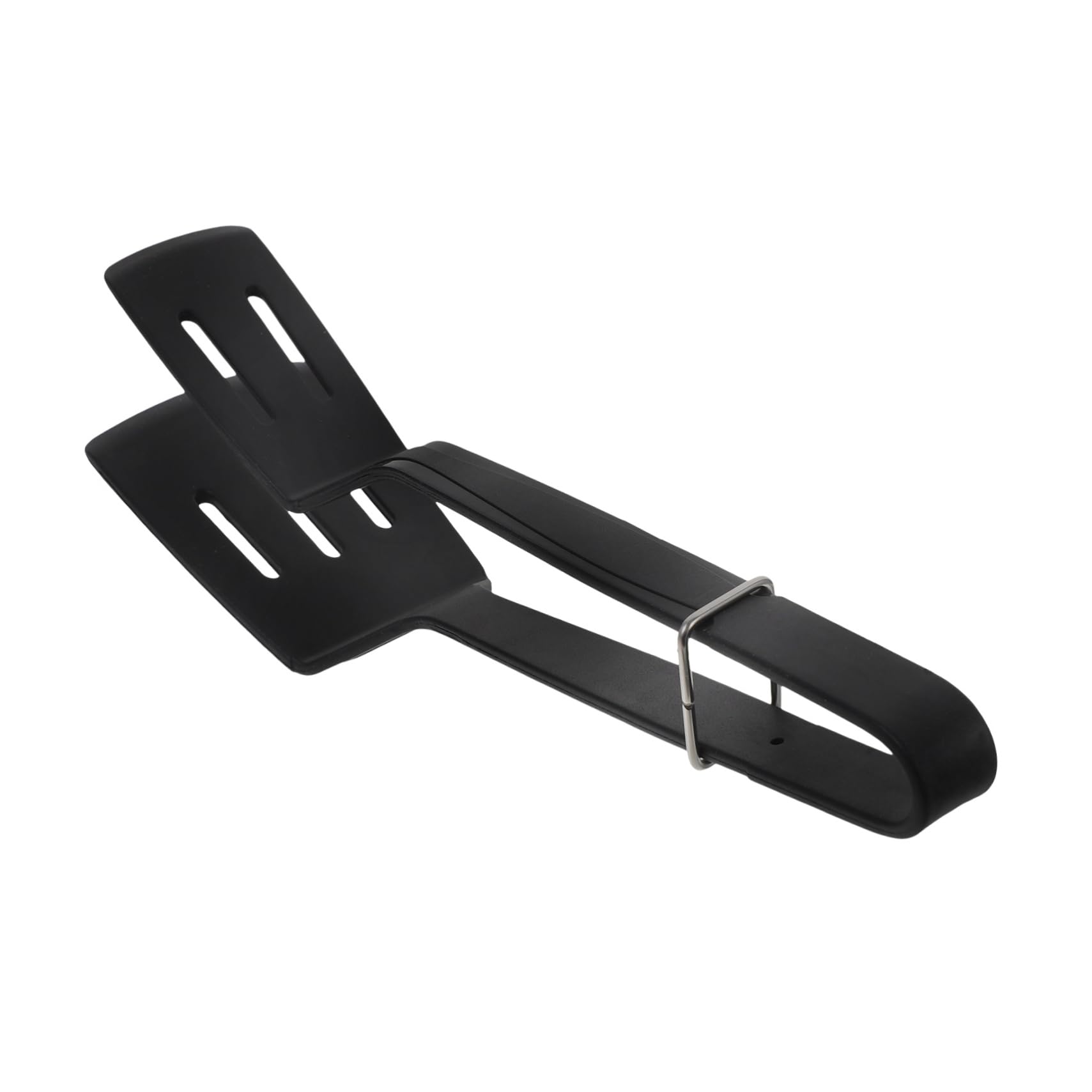 VANZACK 5 Stück Bratspatel-Clip Essenszange Essensclips Kochzange Zange Küche Grill spachtel Küchenutensilien aus Silikon Spatelzange braten Silikonspatel Küchenzange Kieselgel Schwarz