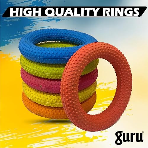 Image of Guru Sponge Filled Dotted 1 Pc Rubber Tennikoit Ring Sports Rubber Tennikoit Ring