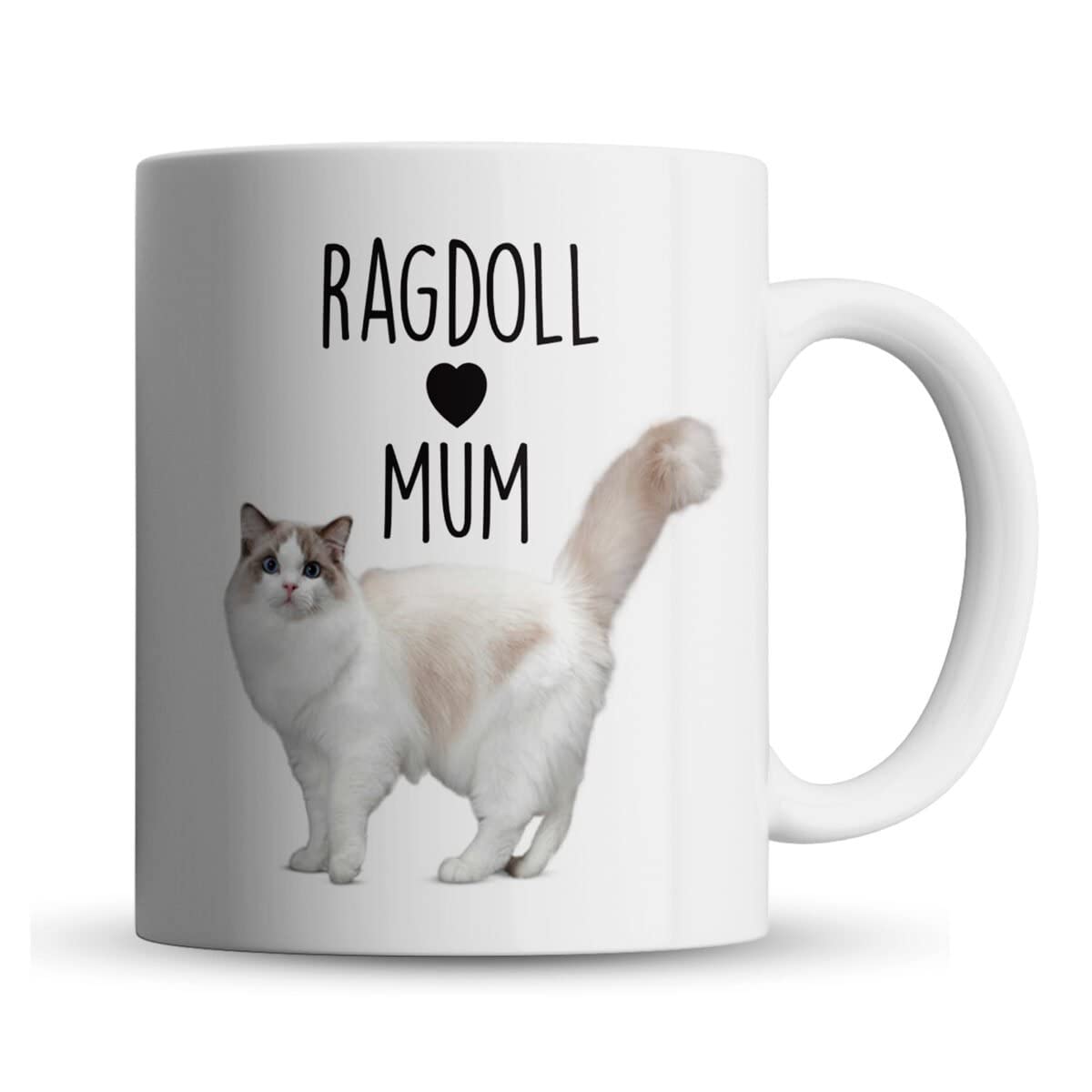 Inky Penguin - Ragdoll Cat Mum - Pet Gift Mug, Ceramic, 11fl. oz.