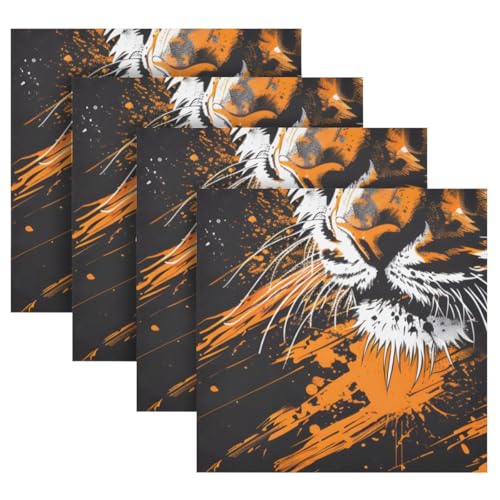 Servilletas de Tela Tiger Scratches 6pz 20x20 Pulgadas miniatura 7