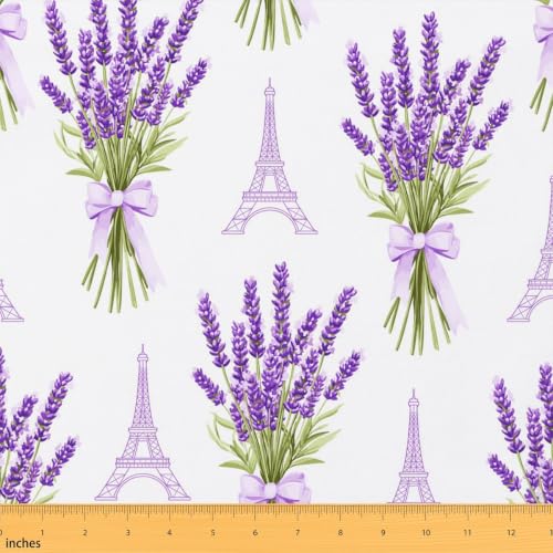 Feelyou Eiffel Tower Upholstery Fabric Soft 1 Yards