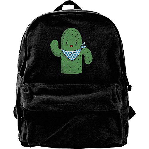 Léger Étudiant Sac À Dos,Cartables Scolaires,Sac À Dos Scolaire,Sac Porté Dos Scolaire Unisexe,Mr J.G Cactus Notebook Laptop Bag,Casual Shoulder Backpack