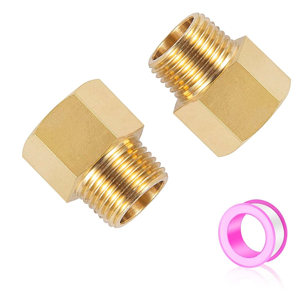 Adaptador Reductor De Rosca M12x1.5 Hembra A M16x1.5 Macho, Para Combustible, Aire O Neumática, Marca Wsw