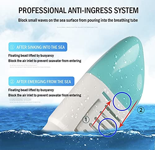 Máscara de buceo anti niebla impermeable para adultos equipo de natación M/L 6