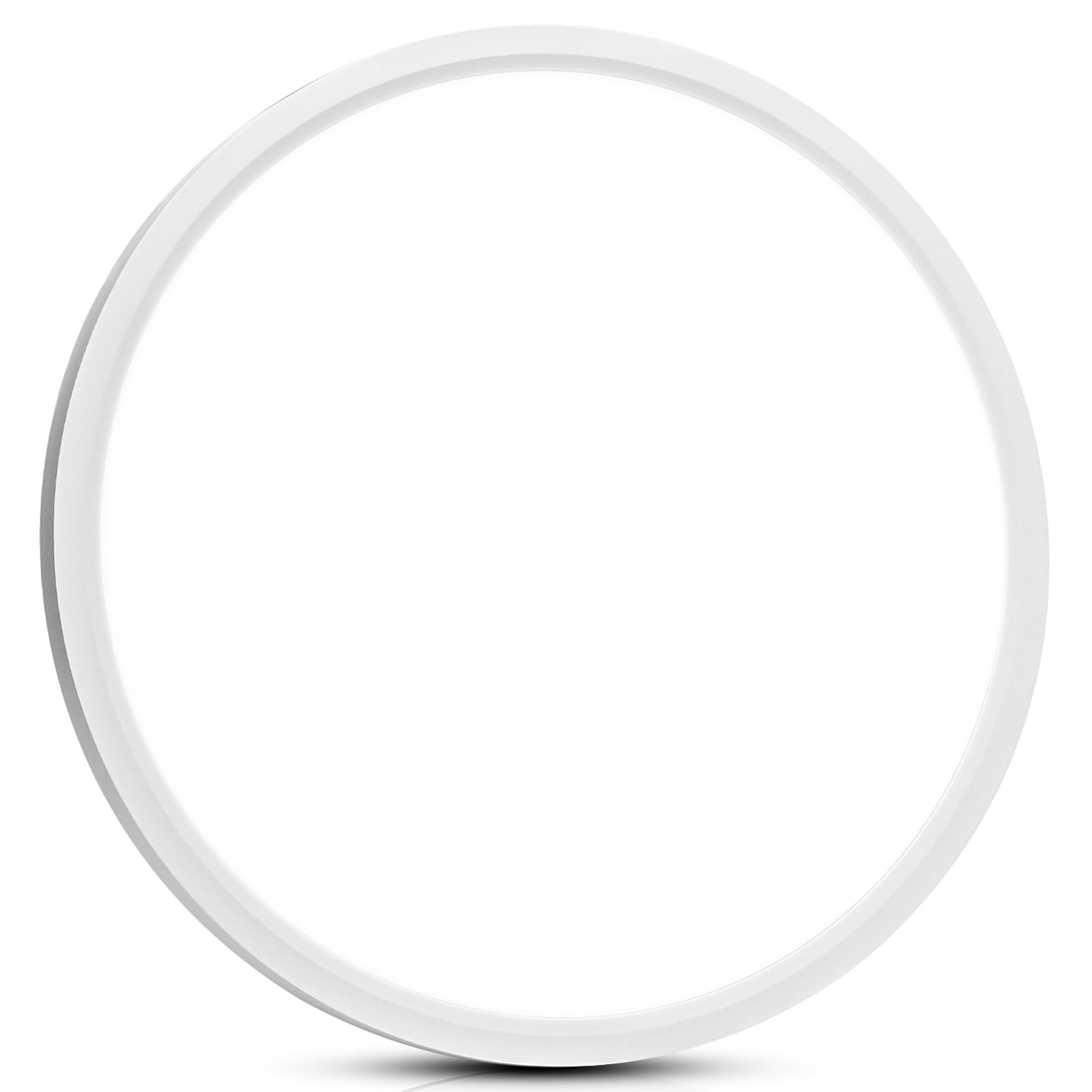 Laiyidia LED Deckenleuchte Flach Ø30cm, 24W 2880LM, 2700K-6500K, Ultra Dünne Runde Deckenlampe für Schlafzimmer,Küche,Wohnzimmer,Flur,Garderobe,Abstellraum,Keller, Weiß