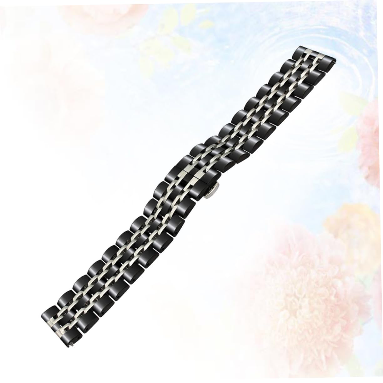 OSALADI 3 Piezas Bandas De Reloj Reloj Correa De Reloj Correas De Reloj Brazalete Banda De Reloj Reemplazo Correa De Reloj Inteligente Correa De Acero Inoxidable Pebble Metal