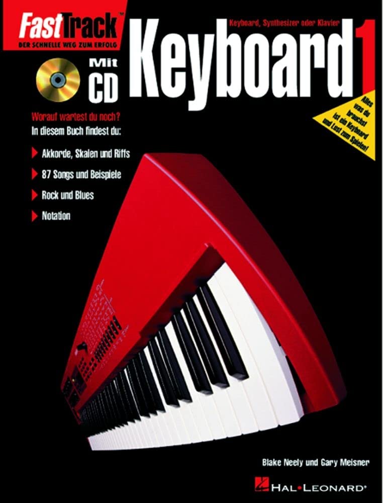Livre de piano Fasttrack 1 pour jouer du clavier rapidement sans solfège complexe