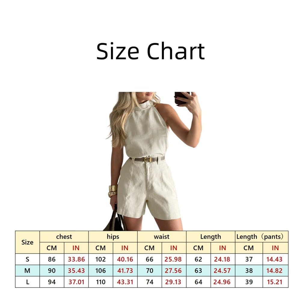 Abiti Da Ufficio Da Donna in Due Pezzi Gilet Estivo All'americana Pantaloncini A Vita Alta Con Tasca