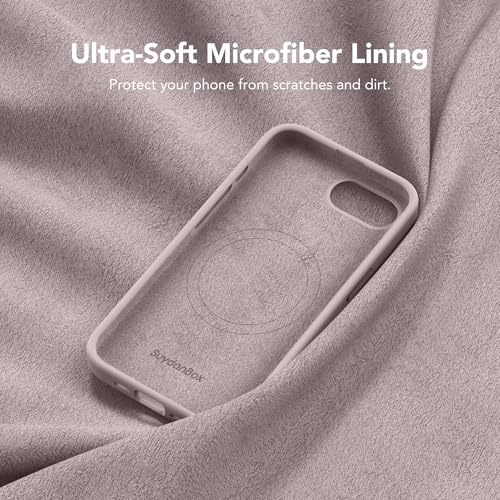 Image of Magnetic for iPhone 17e /iPhone 16e Case, Compatible with MagSafe, [Soft Anti-Scratch Microfiber Lining] Slim Silicone Shockproof Protective Phone Case for iPhone 17e /16e 6.1 inch, Hazel