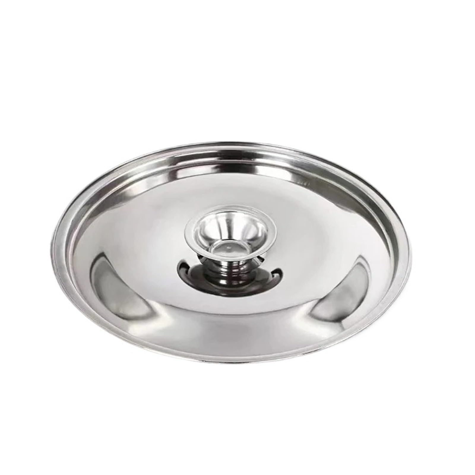 Coperchio for pentola tondo argento addensato coperchio for casseruola in acciaio inossidabile Sostituisci universale10/12/14/16/18/20/22/24/26 cm(18cm)