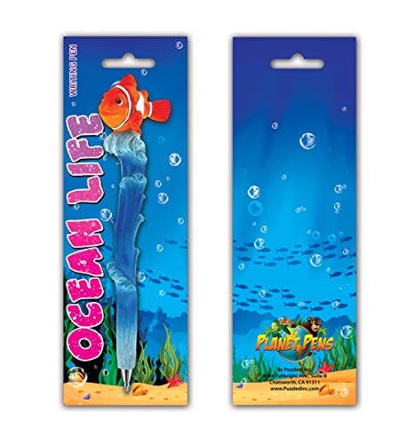 Planet Pens Clownfish Novelty Pen - Cute Fun & Unique Kids & Adults Office Supplies Ballpoint Pen, Colorful Sea Life Writing Pen Instrument For Cool Stationery School & Office Desk Decor Accessories - Thumbnail 3