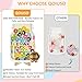 QOIUSO Magnetic Reward Jar - Personalized Star Jar Reward System with Letter Stickers, Great for Home Chore Chart, Potty Training Tool and Classroom Behavior Training (45Pcs Token)