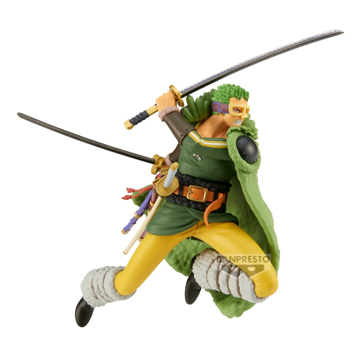 BANPRESTO Battle Record Collection Roronoa Zoro Elbaph Style | One Piece Figure | 17cm PVC Collectible | Official Bandai Spirits Statue | Display Model | Non‑Articulated Anime Figure
