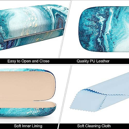Image of Eyeglasses Case, Hard Shell Protective Case for Glasses, Unisex for Women Men