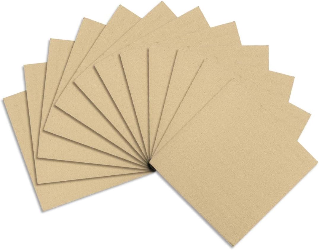 XYWHPGV 5 Layers 6mm Thick Corrugated Cardboard Filler Paper Pads, 15.74 x 15.74 Inches for Packaging, Shipping and Crafts, 12 Pieces (1d500 44288 cfb00 93ed3 e7368 274d7