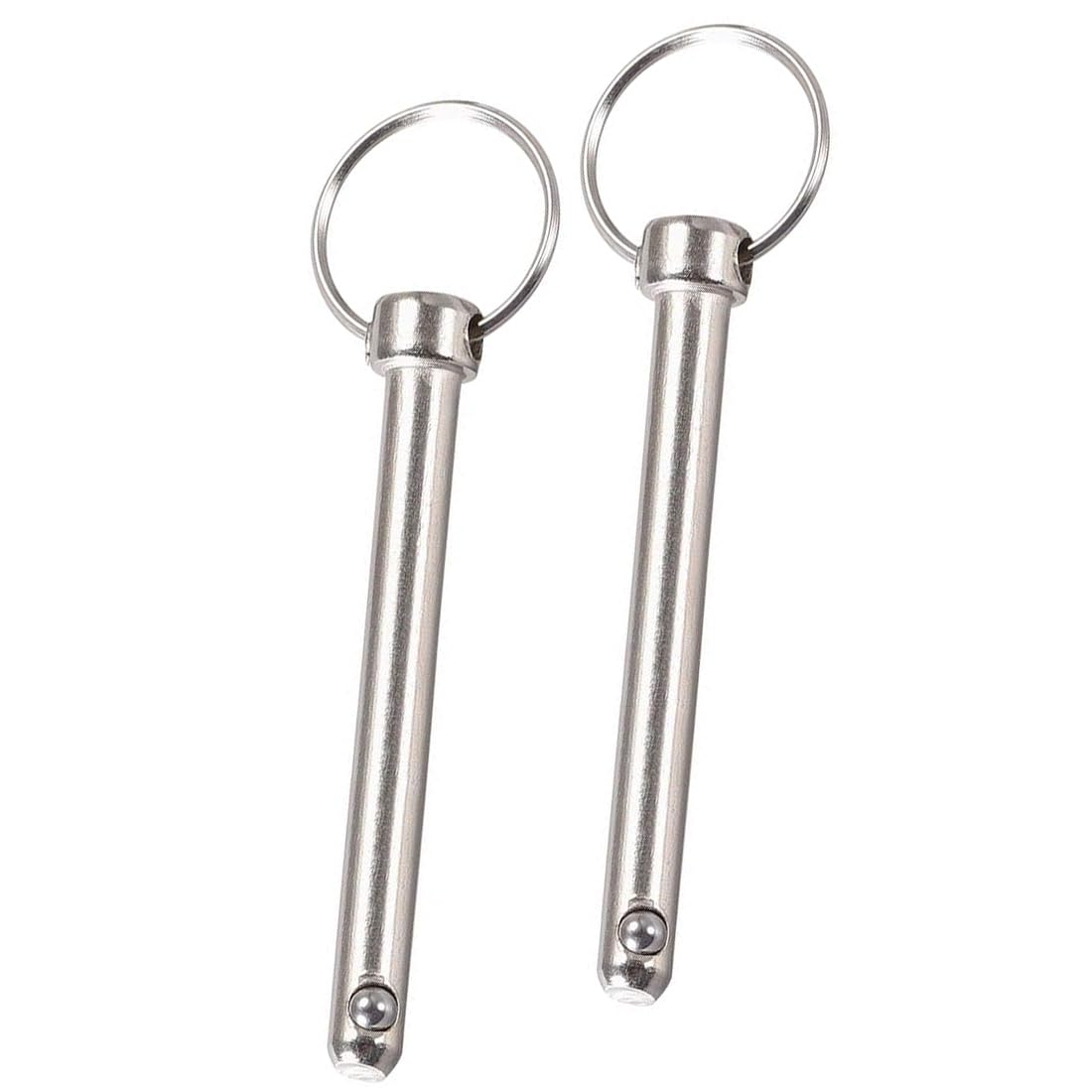TA-VIGOR 2Pcs Quick Release Pins, 8mm Dia 70mm Length Bimini Top Pin Marine Hardware Carbon Steel for Boat Accessories Marine Hardware