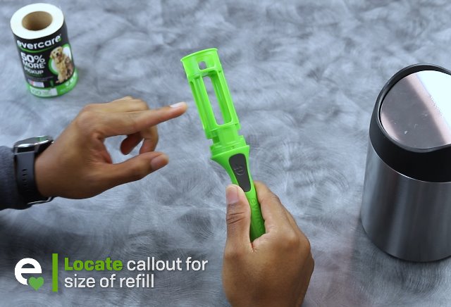 Evercare Pet Hair Lint Rollers All Purpose Use 100 Easy-Tear Sheets Per Roll Reusable Sticky Roller Pets Cat & Dog Hair Remover Contoured Handle for Furniture Clothing & Cars, Set of 2, Green - image 7